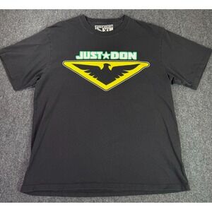 Just Don x Bauer Hockey Men's Graphic Print T-Shirt Size XL Black #27 Captain
